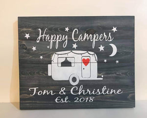 Happy Campers couples name and est date