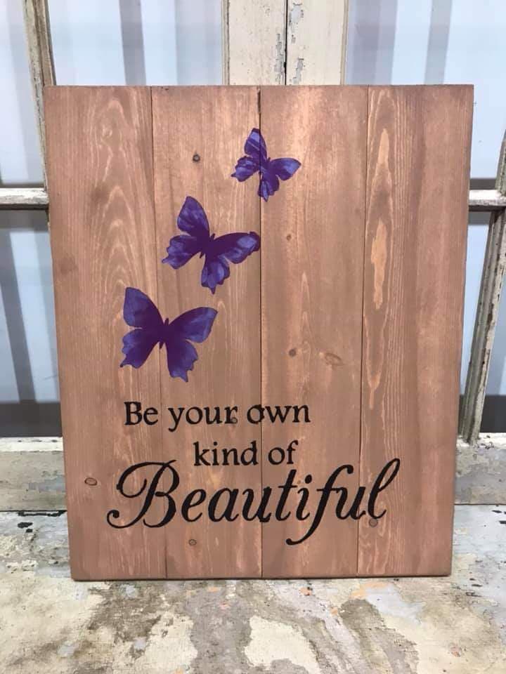 Be your own kind of beautiful with butterflies