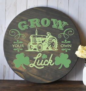 Grow your own luck with tractor ROUND