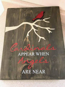 3D Cardinals appear when angels are near