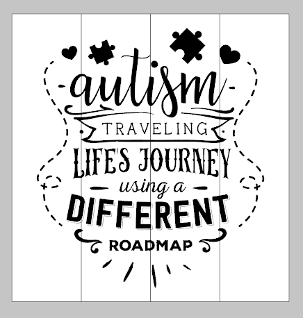 autism - traveling life's journey using a different roadmap