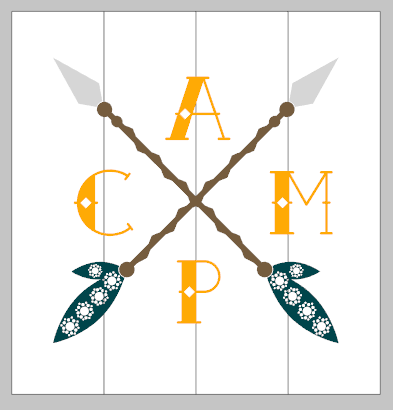 Camp with arrows