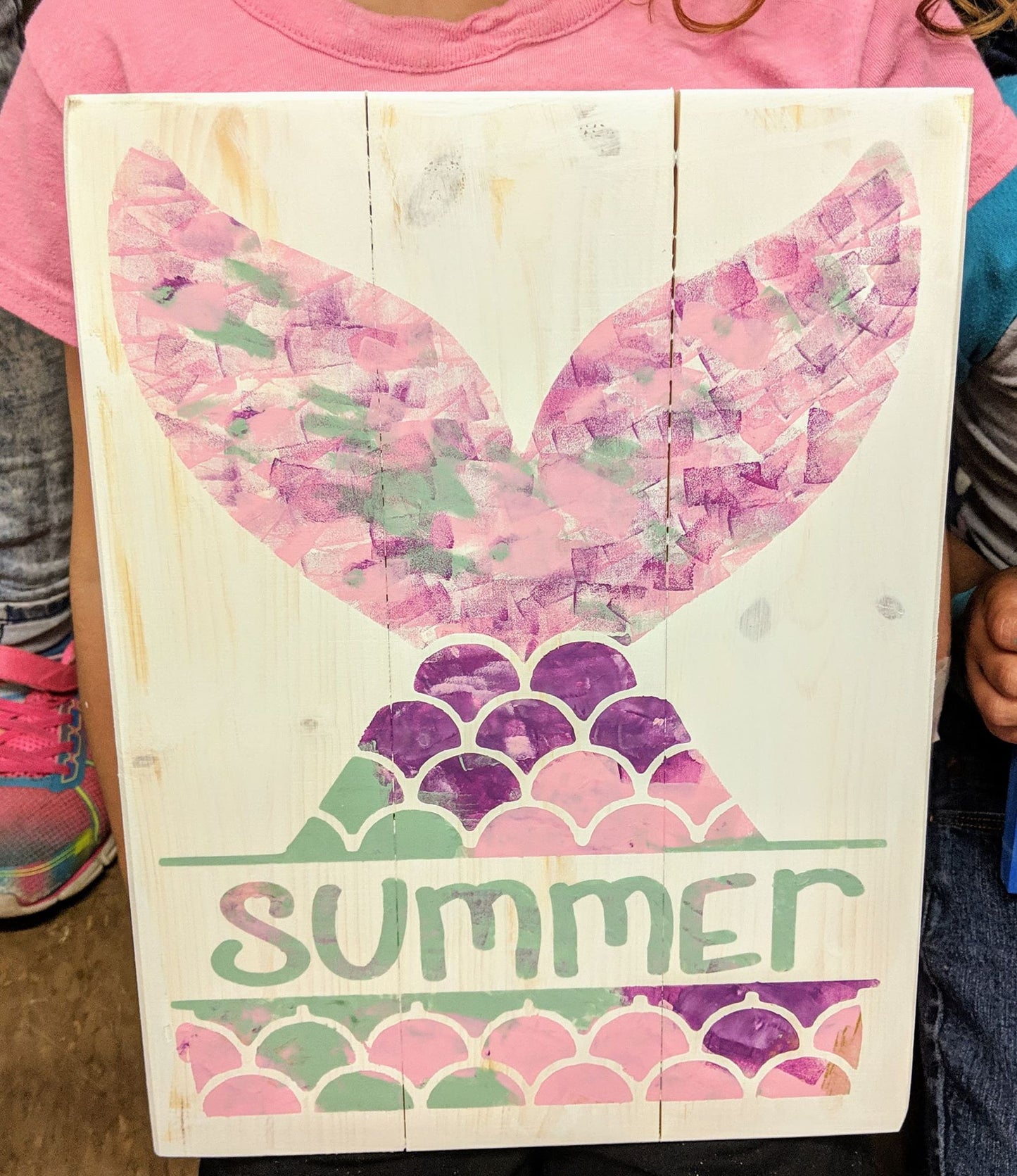 Mermaid tail with name