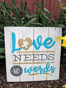 Love needs no words - autism