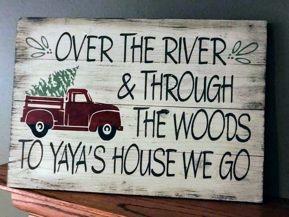 Over the river and through the woods