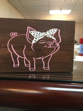 Pig with bandana