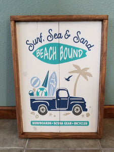 Surf Sea & Sand beach rentals truck
