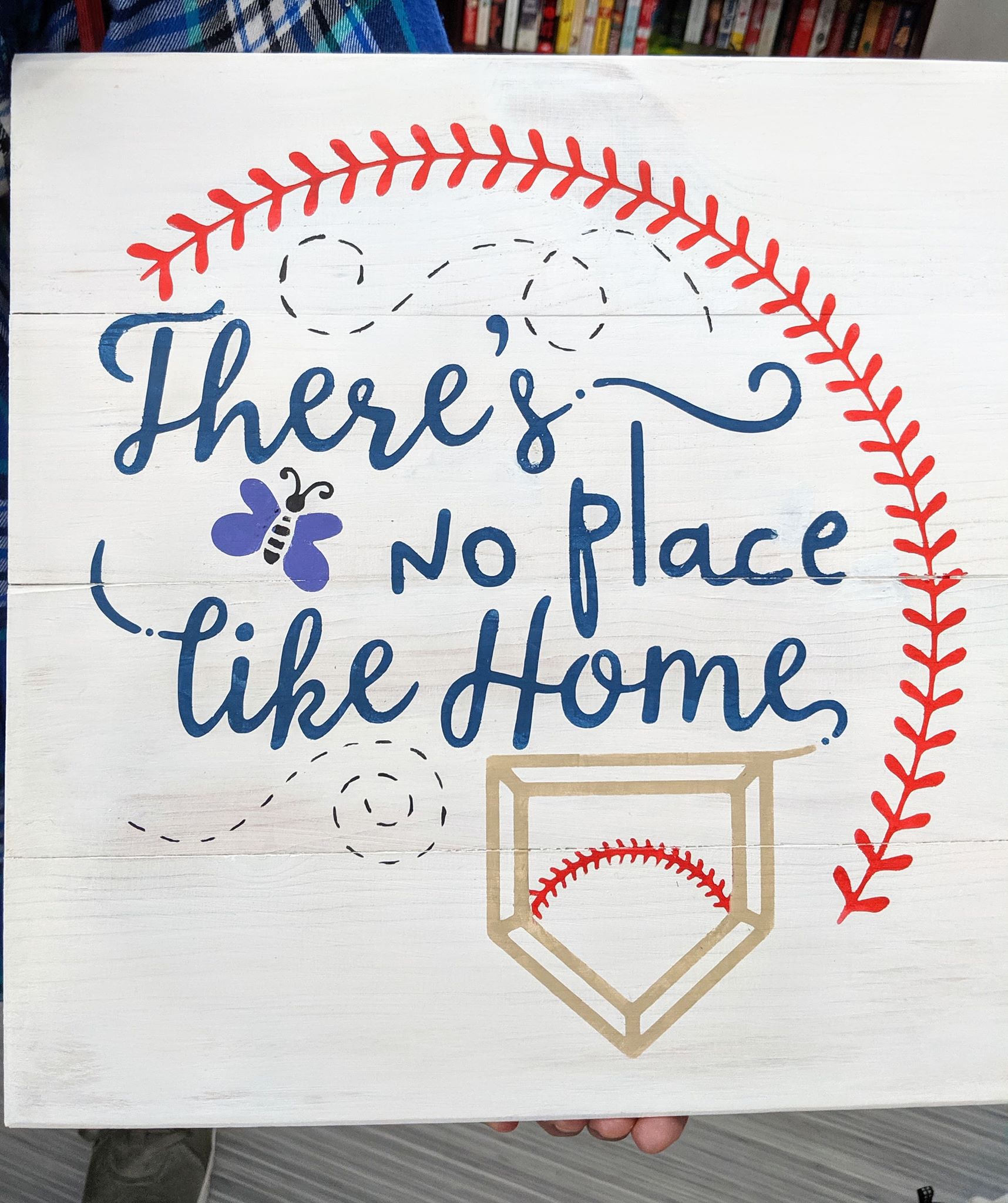 There's no place like home butterfly and base
