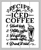 Recipe for Iced Coffee