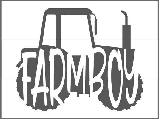 farmboy with tractor