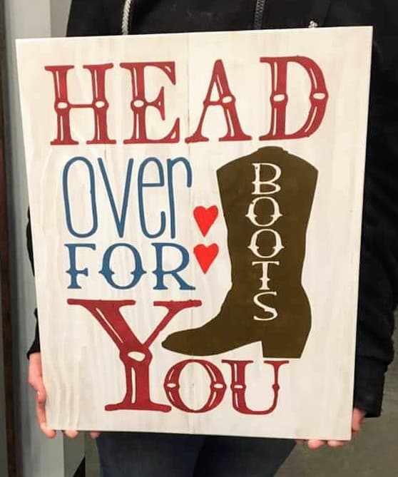 Head over boots for you-with boot
