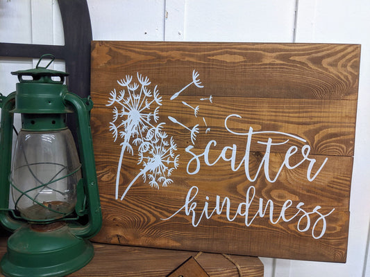 Scatter Kindness with dandilion