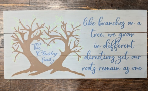 Like branches on a tree with family name