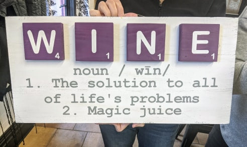 3D Scrabble Wine definition