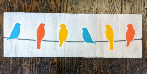 Birds on a line