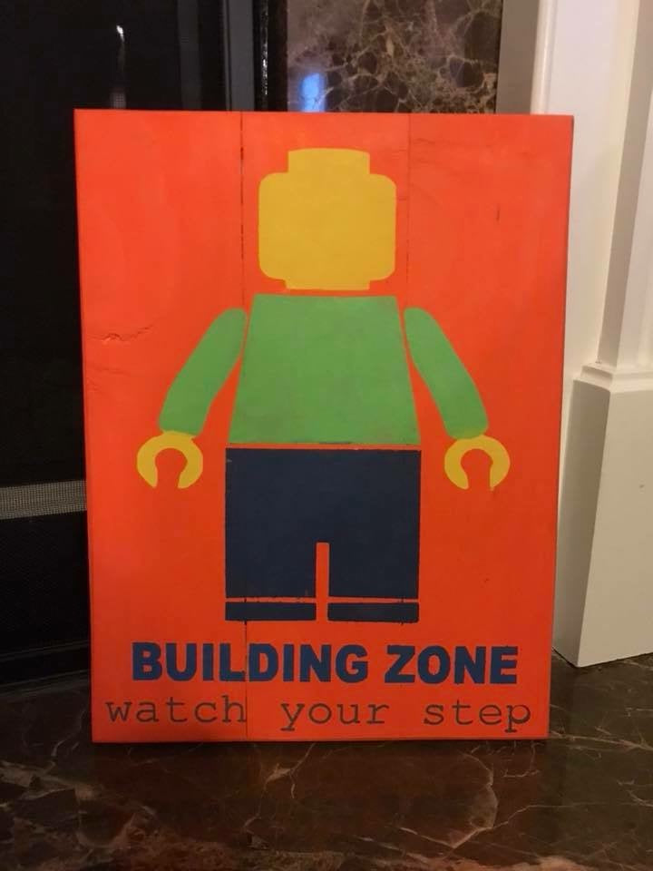 Building zone watch your step