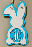 Door hanger Bunny with Letter or Hello