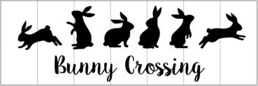 Bunny crossing