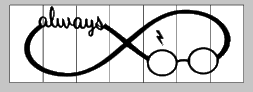 HP-infinity symbol always with glasses
