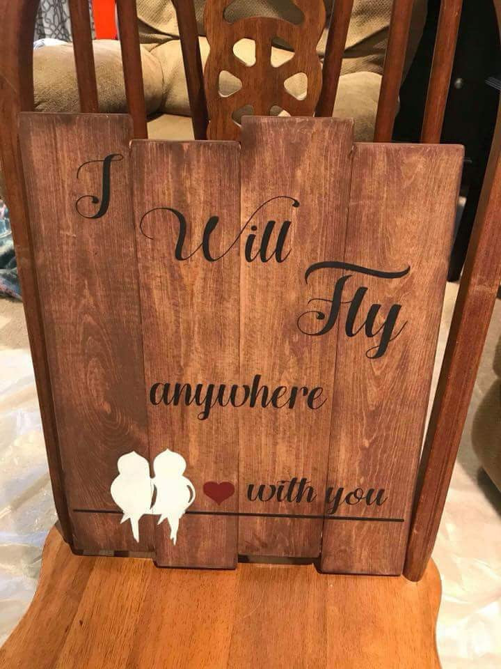 I will fly anywhere with you-love birds