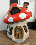 Ceramic Mushroom House Lantern