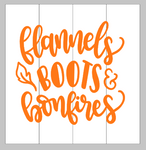 Flannels boots bonfires