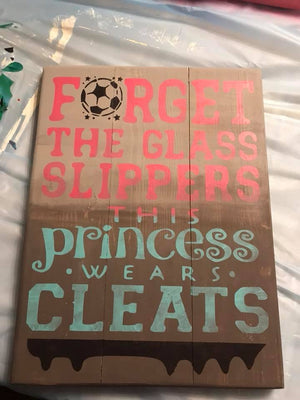 Forget the glass slippers this princess wears cleats