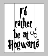HP-I'd rather be at Hogwarts