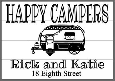 Happy Campers with names and address