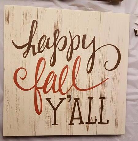 Happy fall Y'all