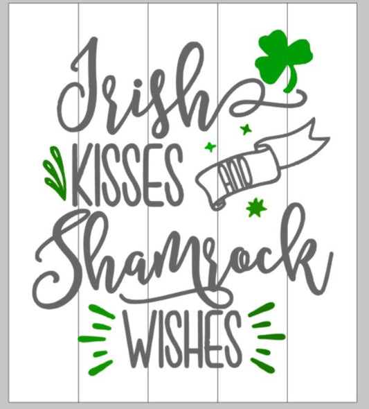 Irish kisses Shamrock wishes