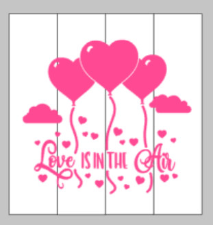 Love is in the air with balloons