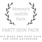 Kids Party Sign Kits