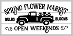 spring flower market open weekends