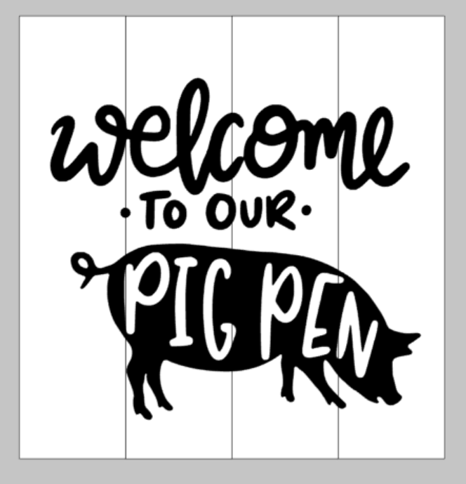 Welcome to our pig pen