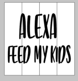 Alexa feed my kids