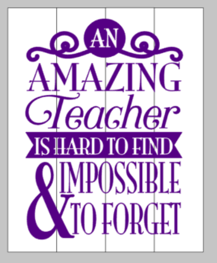 An amazing teacher is hard to find