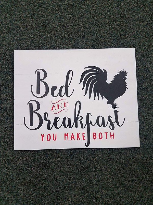 Bed and Breakfast you make both