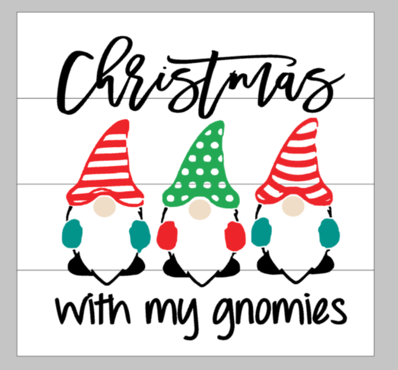 Christmas with my gnomies