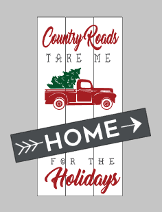 Country roads and Farmers Market Reversible