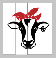 Cow with bandanna