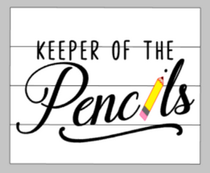 Keeper of the Pencils