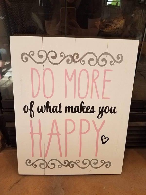 Do more of what makes you happy flourishes