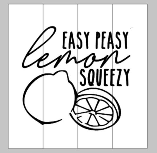 Easy peasy lemon squeezy with lemons