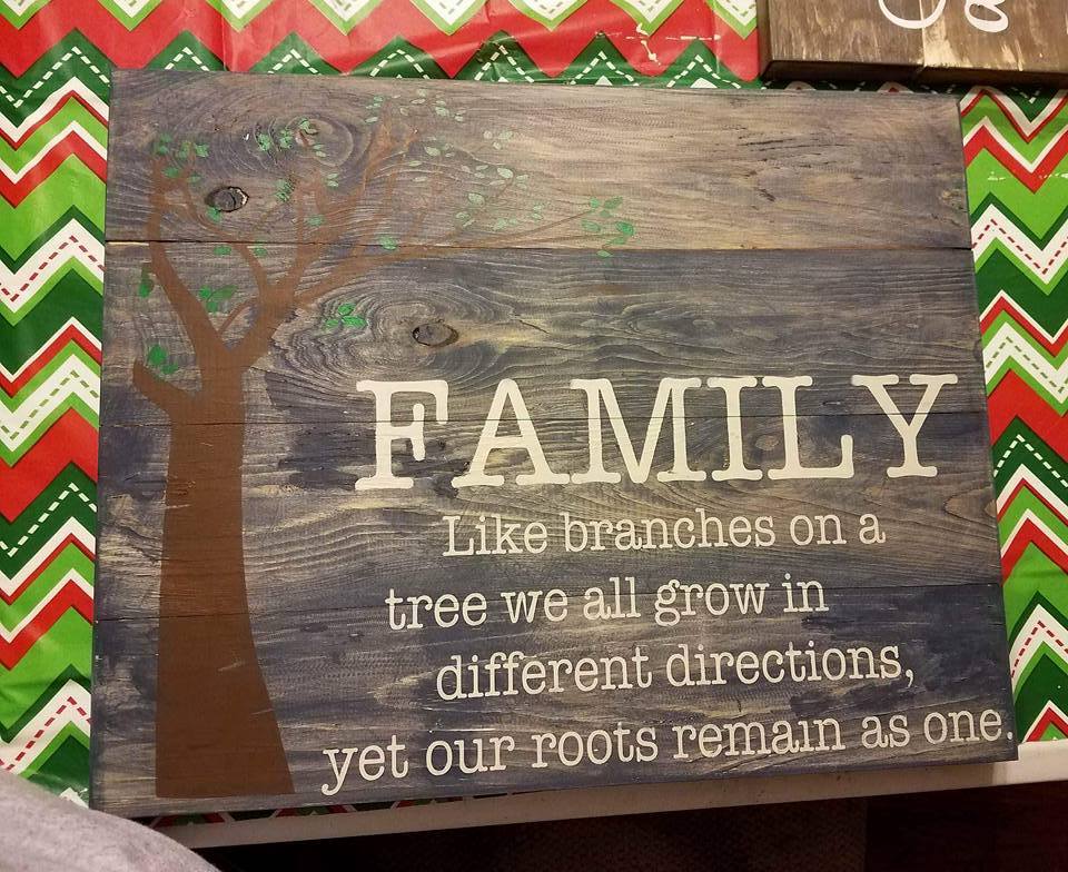 Family like branches on a tree