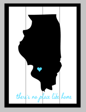 3D Illinois - there's no place like home with heart