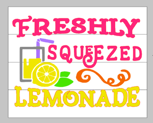Freshly squeezed lemonade