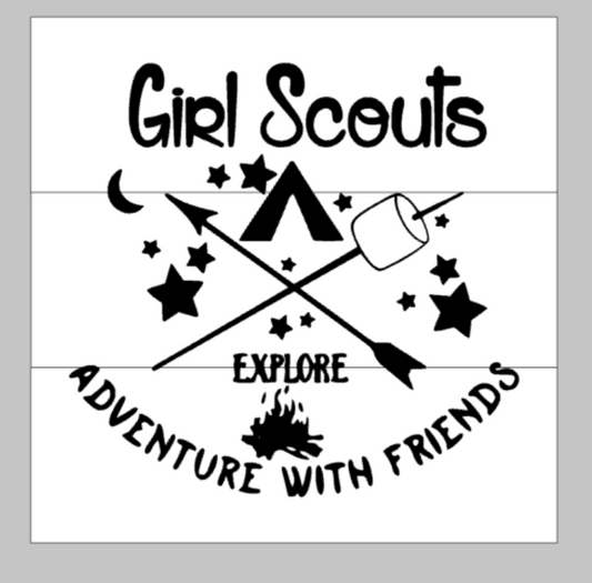 Girl Scouts adventure with friends