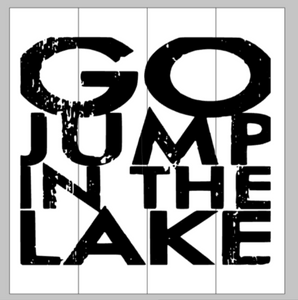 Go jump in the lake