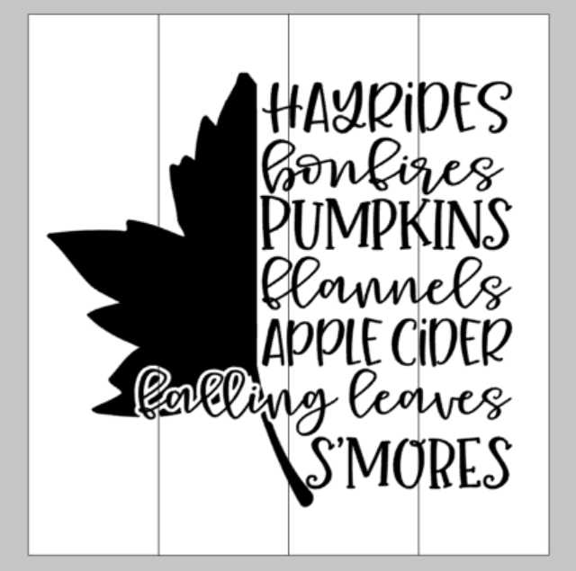 hayrides bonfires pumpkins-half leaf